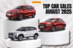 Top 10 bestselling cars in August 2025 image gallery
